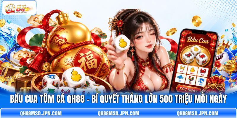 Bầu Cua Tôm Cá QH88 - Bí Quyết Thắng Lớn 500 Triệu Mỗi Ngày