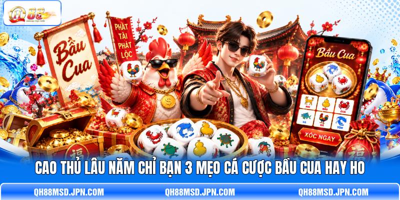 Cao thủ lâu năm chỉ bạn 3 mẹo cá cược Bầu Cua hay ho