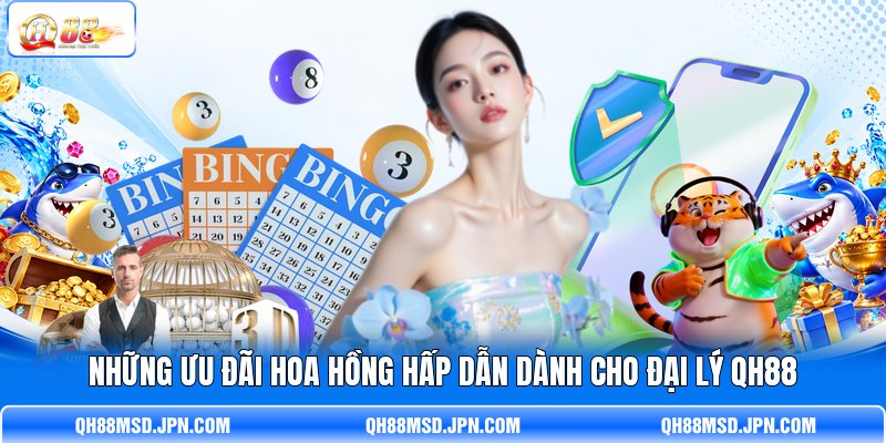 Những ưu đãi hoa hồng hấp dẫn dành cho đại lý QH88