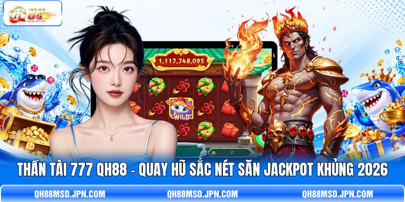 Thần Tài 777 QH88 - Quay Hũ Sắc Nét Săn Jackpot Khủng 2026